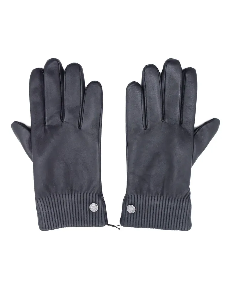 Canada Goose Gerippte Handschuhe - Schwarz Schwarz