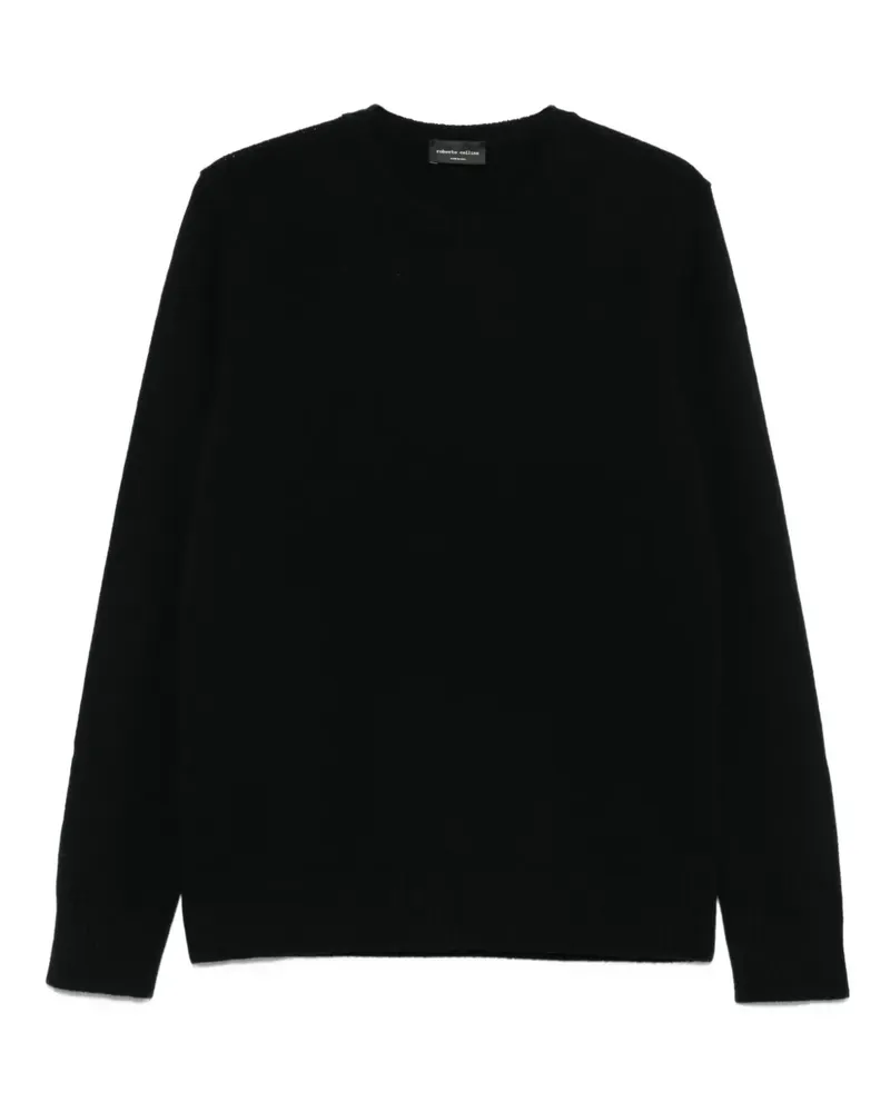 Roberto Collina Pullover mit Rundhalsausschnitt - Schwarz Schwarz