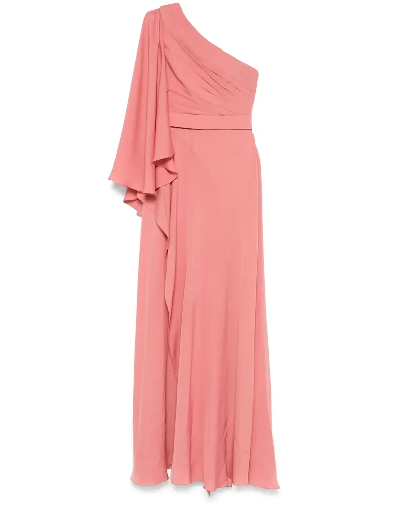 Elie Saab Asymmetrisches Abendkleid - Rosa Rosa
