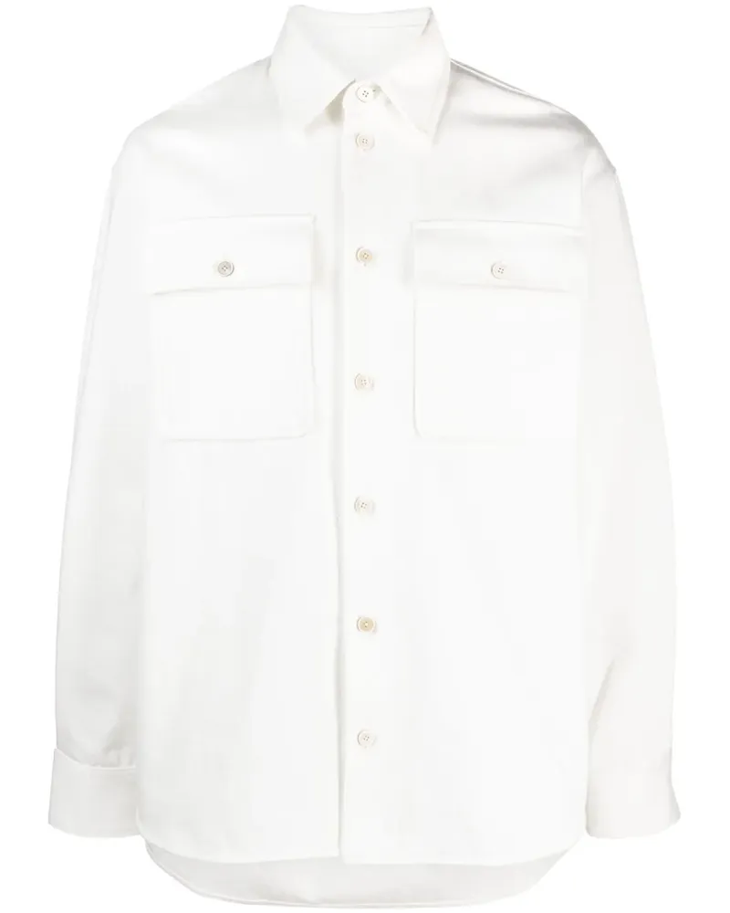 Jil Sander Langärmeliges Hemd - Weiß Weiß