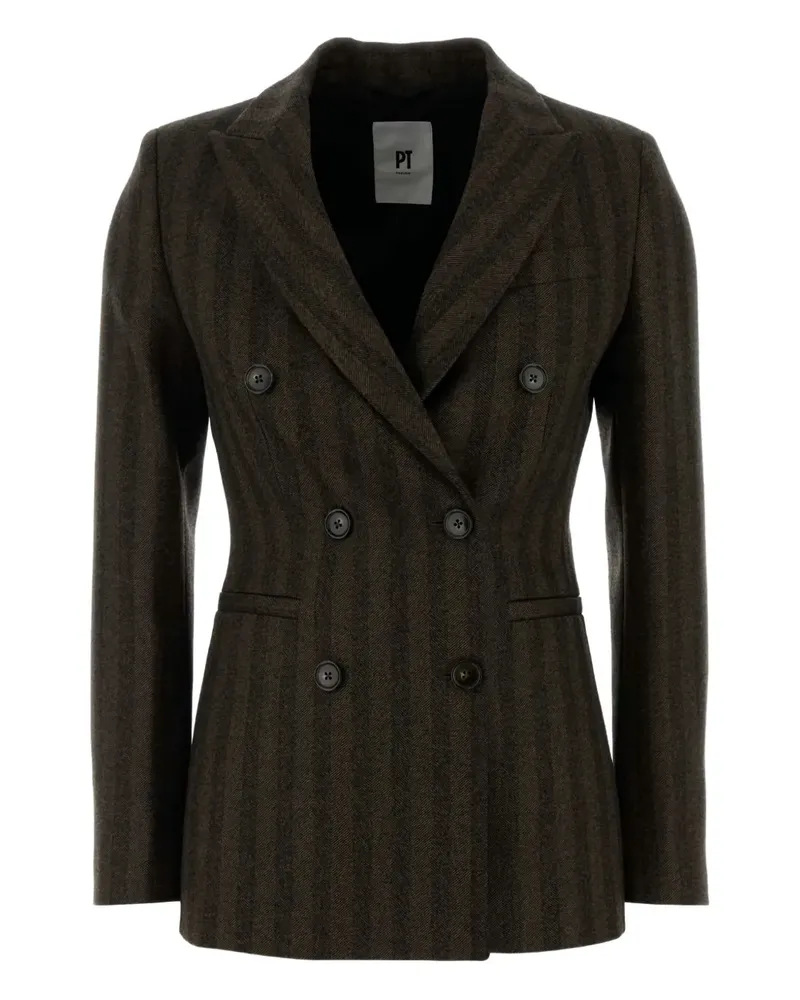 PT TORINO button fasteningl jacket - Braun Braun