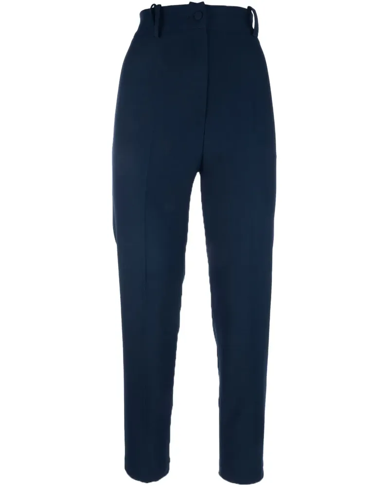 Hebe Studio Hose in Knitteroptik - Blau Blau