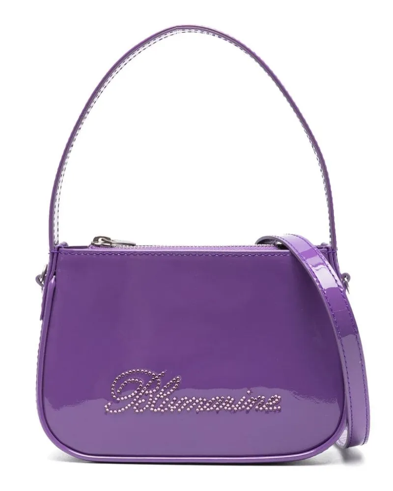 Blumarine Handtasche mit Strass Violett