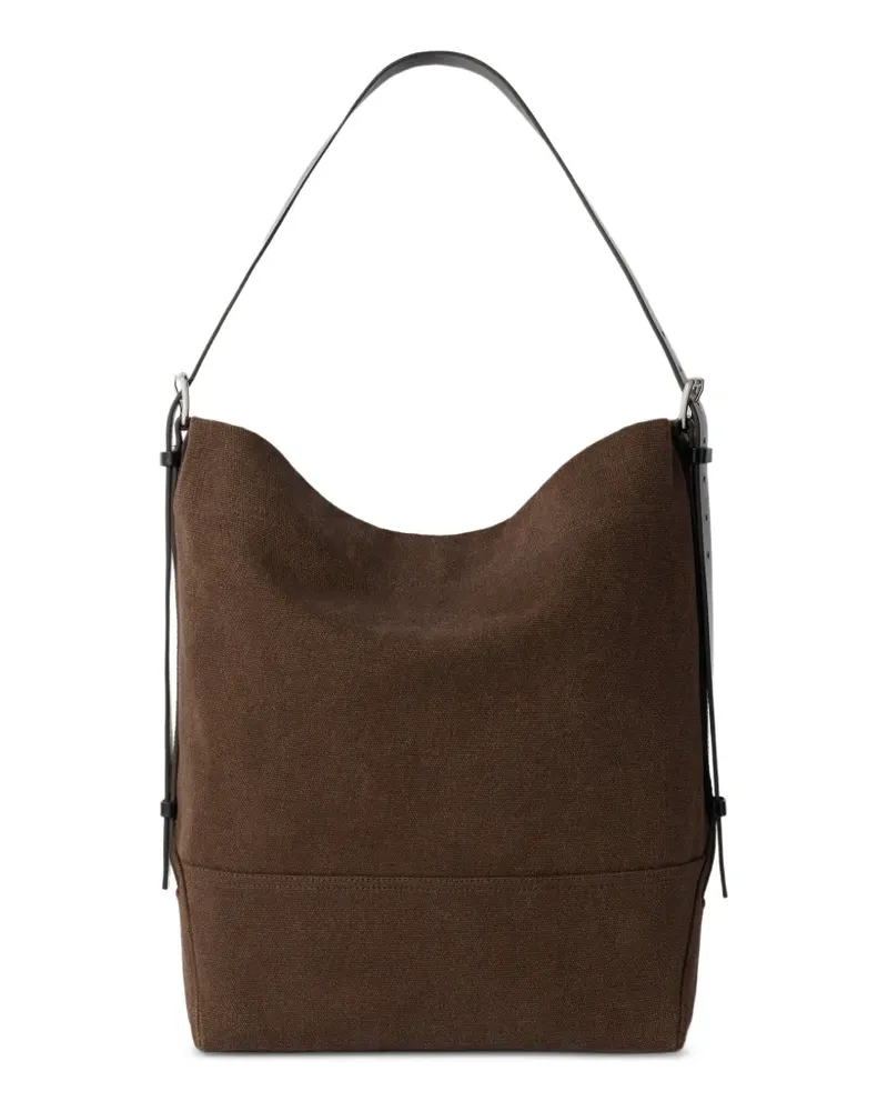 Christophe Lemaire Tote Bag mit Gürtel - Braun Braun