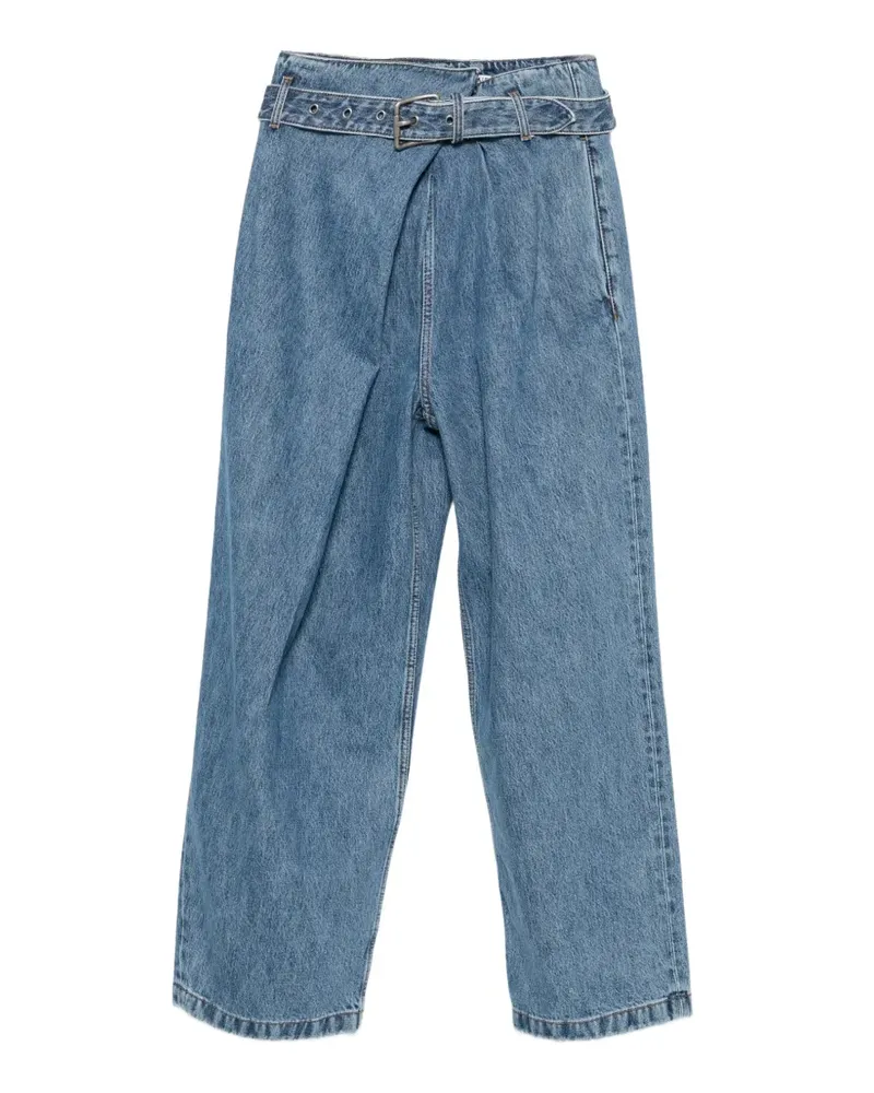 Loewe Gewickelte Jeans mit Gürtel - Blau Blau