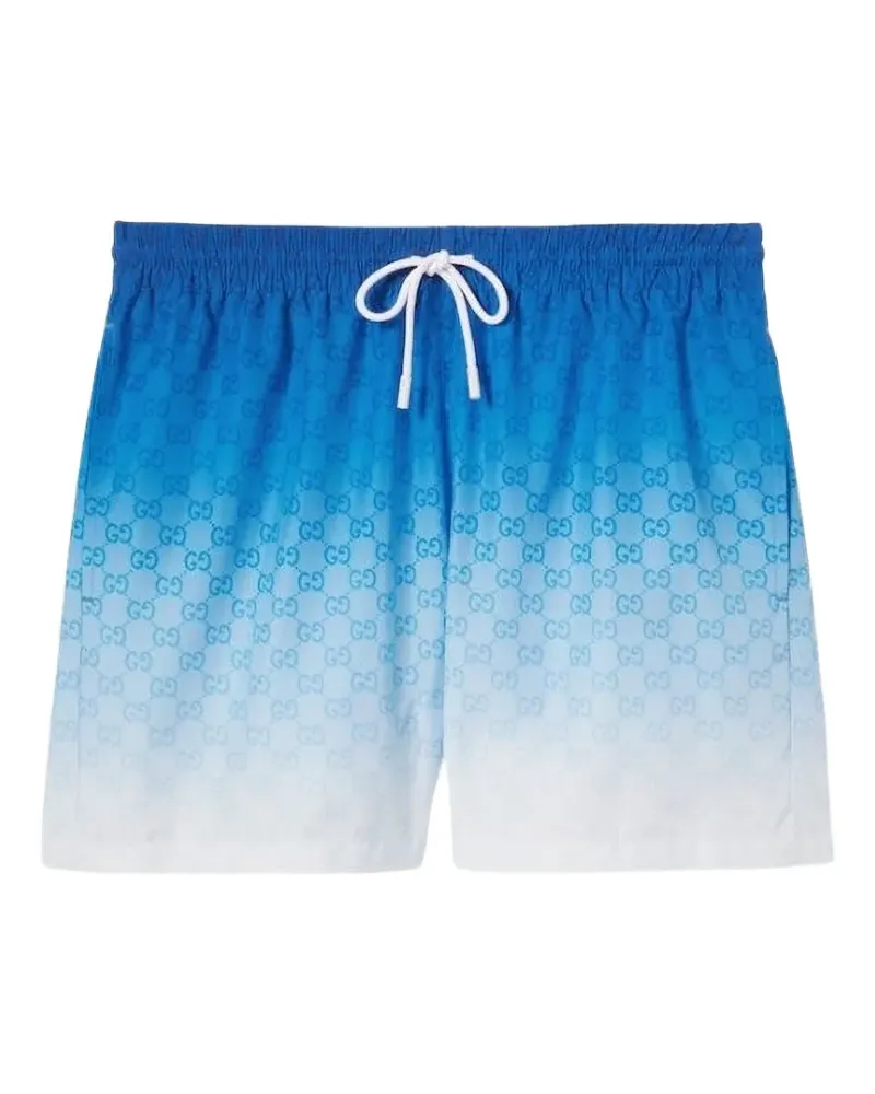Gucci Badeshorts mit Monogramm - Blau Blau