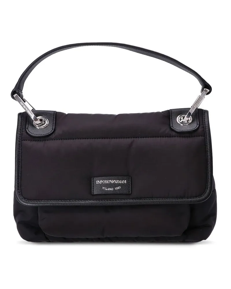 Emporio Armani Gepolsterte Handtasche - Schwarz Schwarz