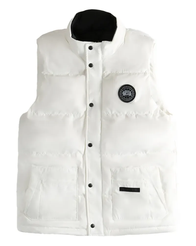 Canada Goose button.fastening quilted gilet - Weiß Weiß