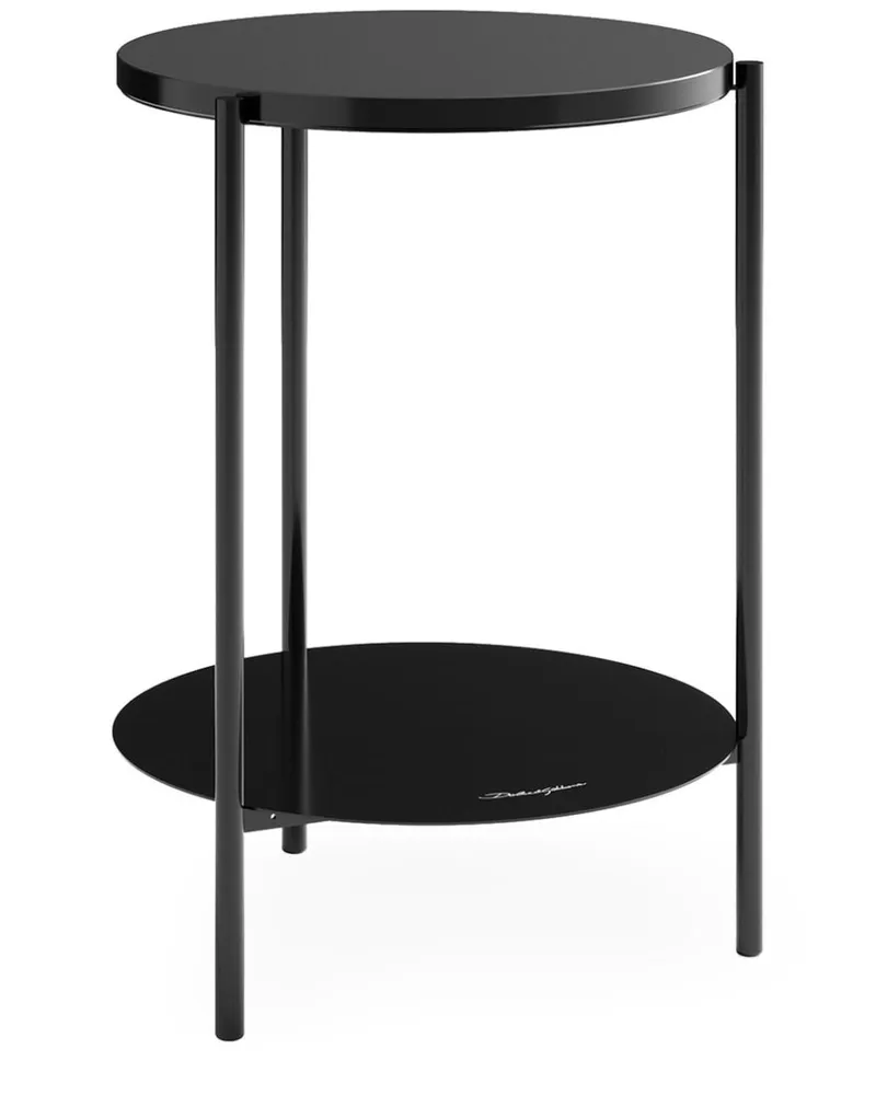 Dolce & Gabbana Runder Amore Couchtisch - Schwarz Schwarz