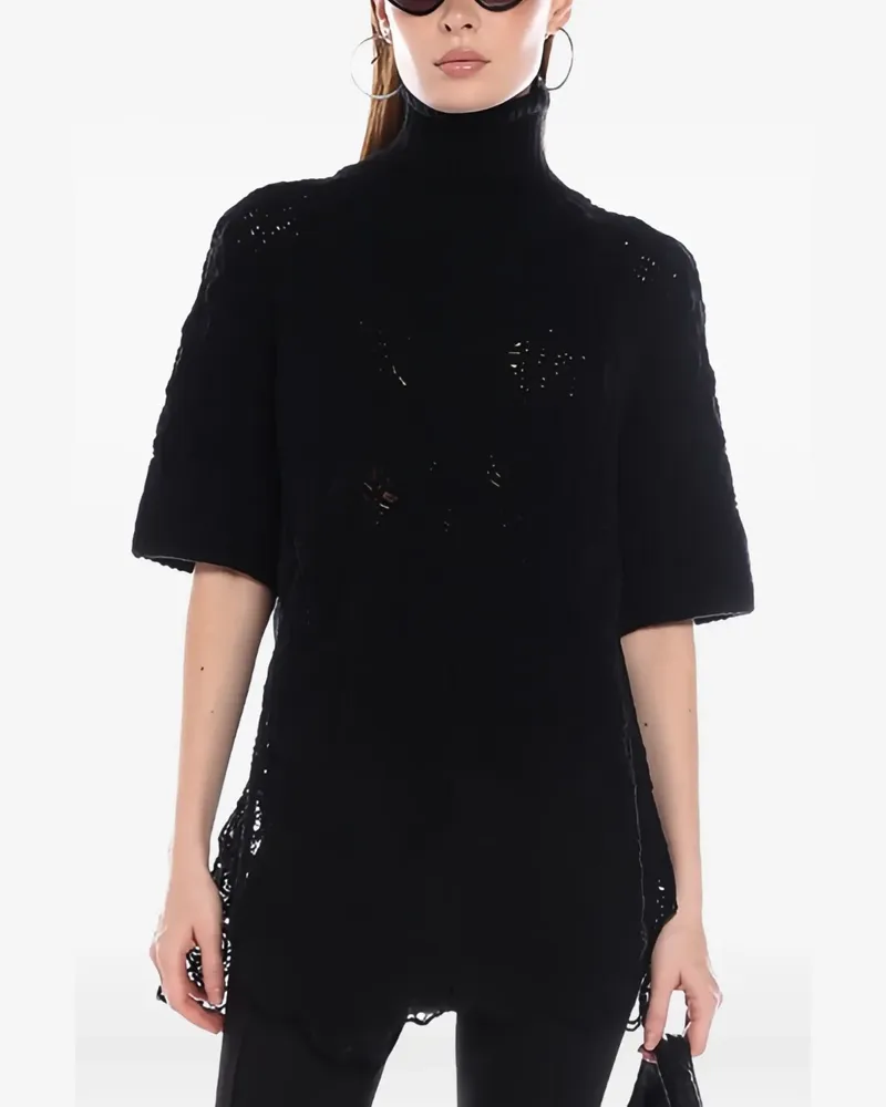 Ermanno Scervino Gestricktes Oberteil - Schwarz Schwarz