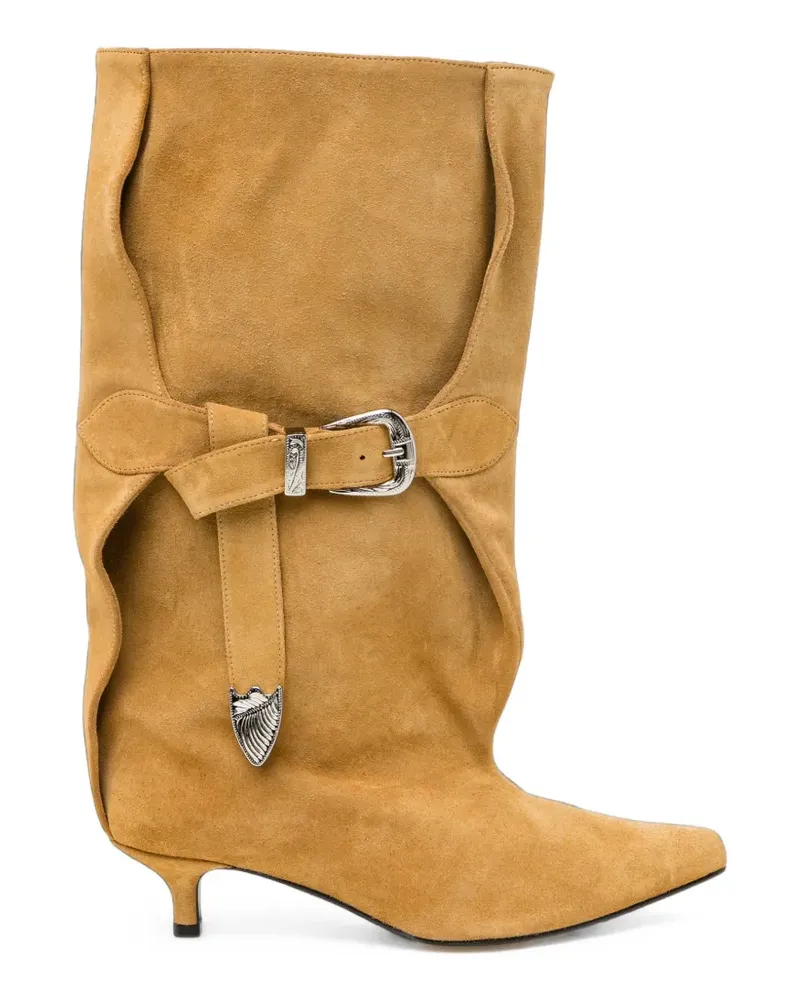 Toga Stiefel aus Wildleder - Nude Nude