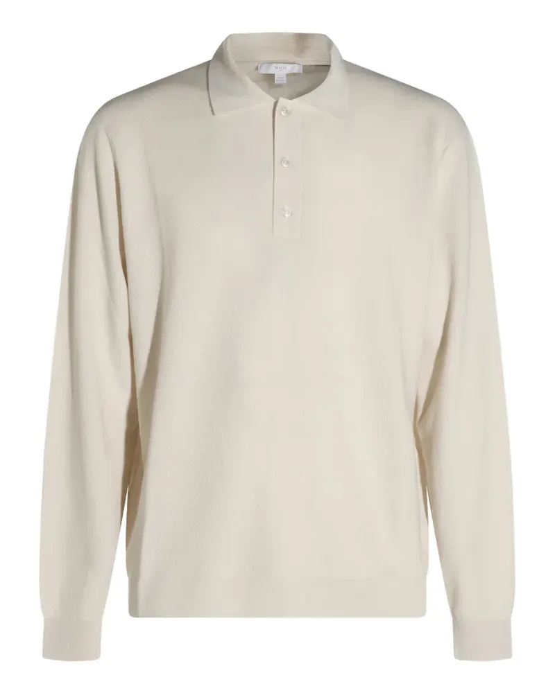Malo long-sleeve polo shirt - Nude Nude