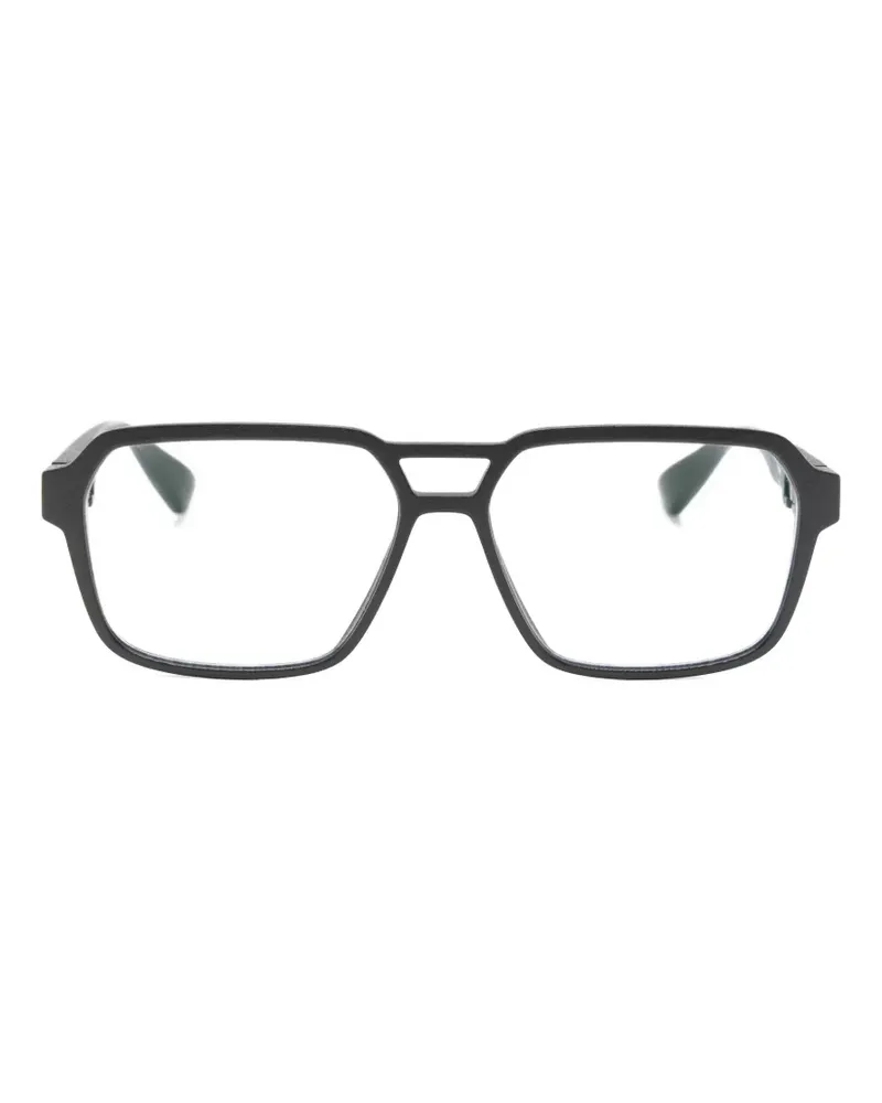 Mykita Raider Brille mit eckigem Gestell - Schwarz Schwarz