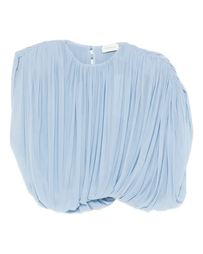 Magda Butrym pleated blouse - Blau Blau