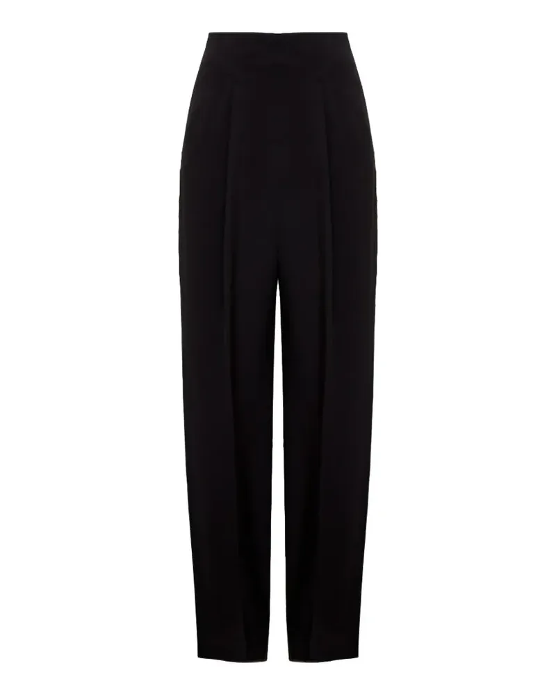 Veronica Beard Kenneth High-Waist-Faltenhose - Schwarz Schwarz