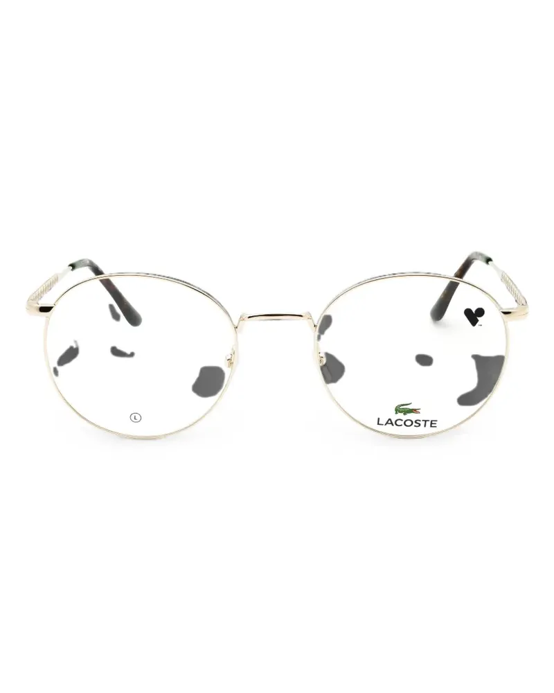 Lacoste round-frame glasses - Gold Gold