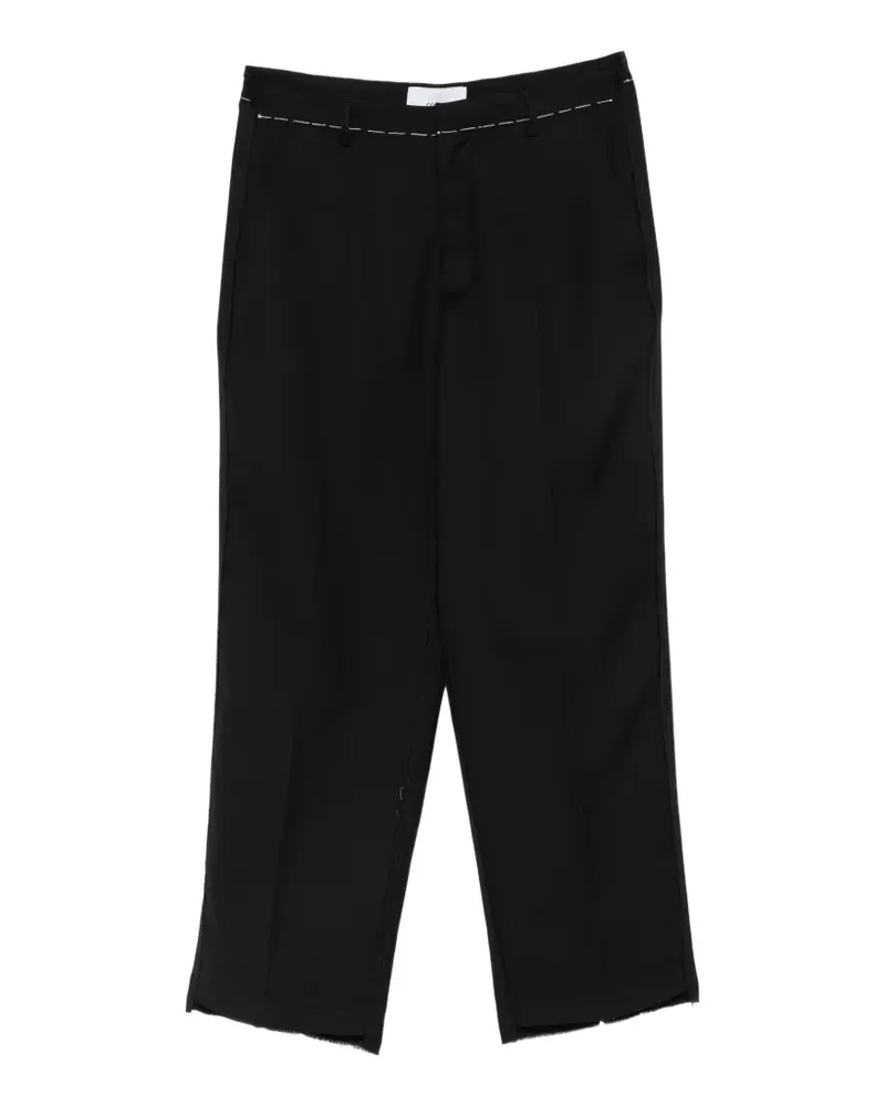 Costumein Hose mit Kontrastnähten - Schwarz Schwarz