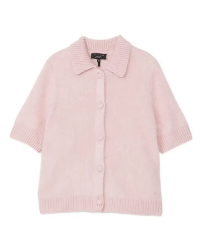 Rag & Bone Jada Cardigan aus Kaschmir - Rosa Rosa