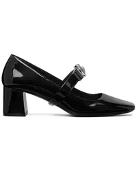 Versace Gianni Ribbon Pumps 55mm Schwarz