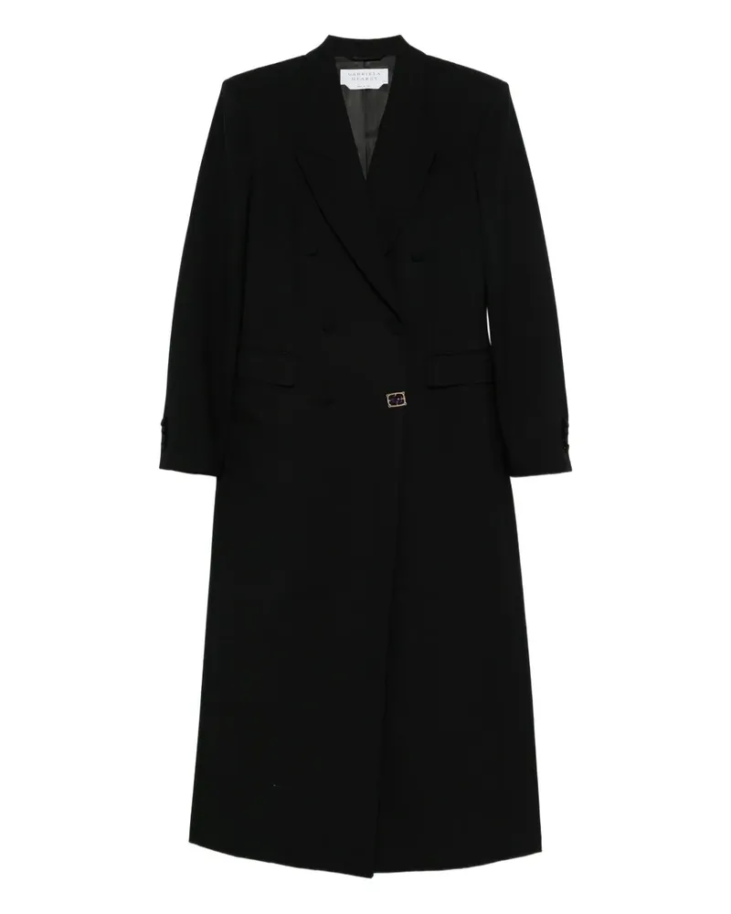 Gabriela Hearst Doppelreihiger Mantel - Schwarz Schwarz