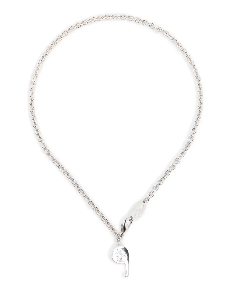 Vivienne Westwood Halskette mit Pfeifenanhänger - Silber Silber