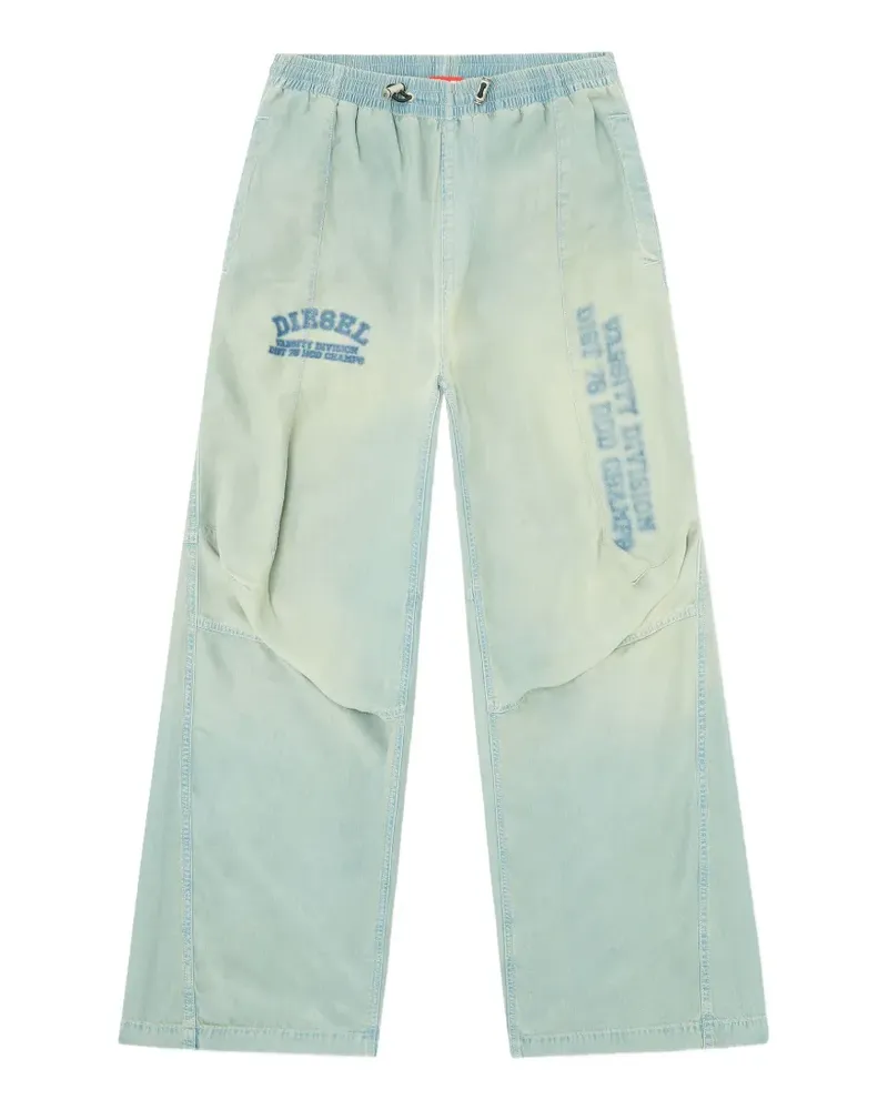 Diesel D-Pari logo-detail trousers - Blau Blau