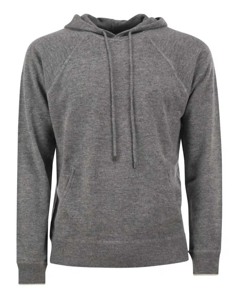 MC2 Saint Barth Willbur raglan-sleeve hoodie - Grau Grau
