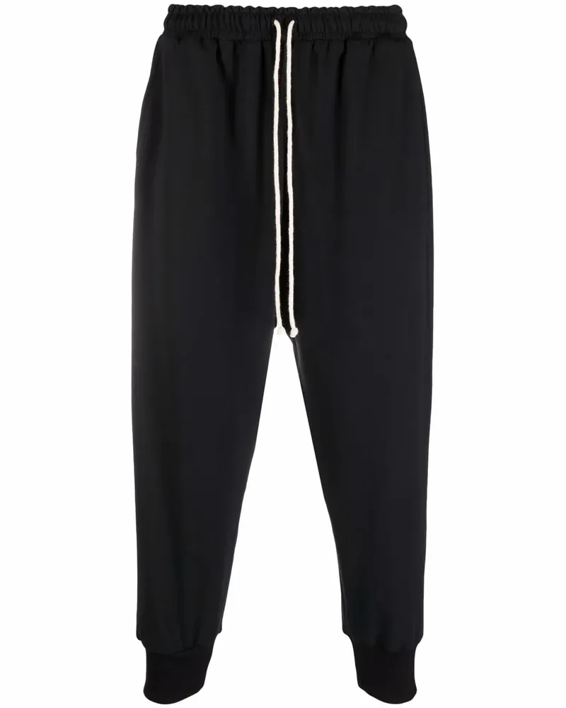 ALCHEMY Cropped-Hose mit tiefem Schritt - Schwarz Schwarz