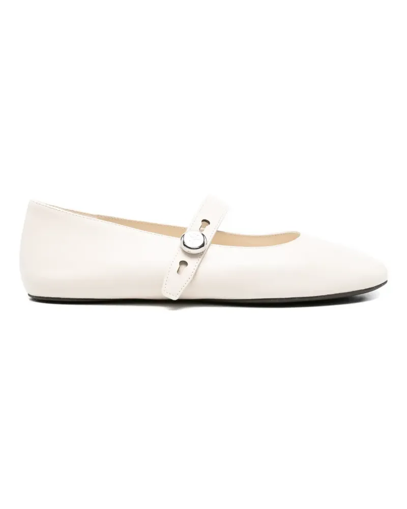 Tory Burch Romy Mary Jane buckle strap ballet flats - Nude Nude