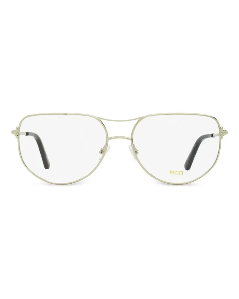 Emilio Pucci Klassische Pilotenbrille - Gold Gold
