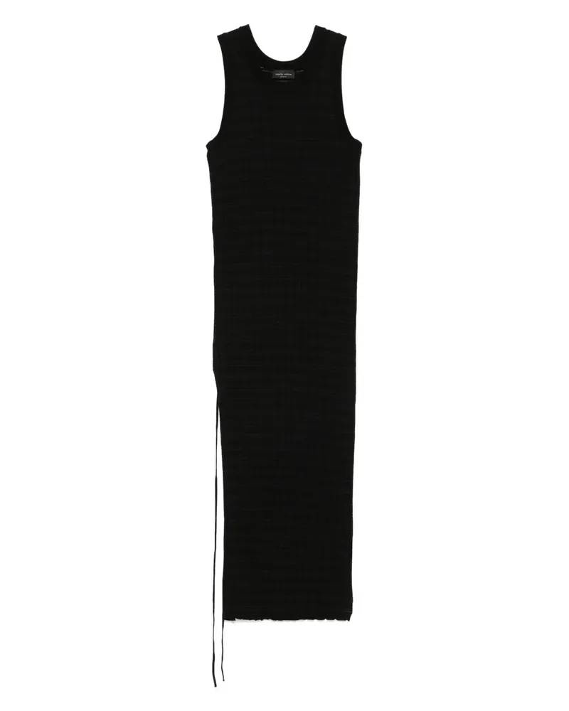Roberto Collina Gestreiftes Kleid - Schwarz Schwarz