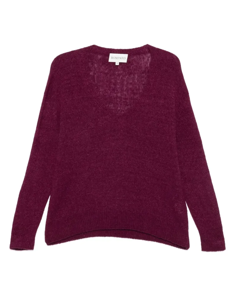 Eric Bompard Pullover mit V-Ausschnitt - Rosa Rosa