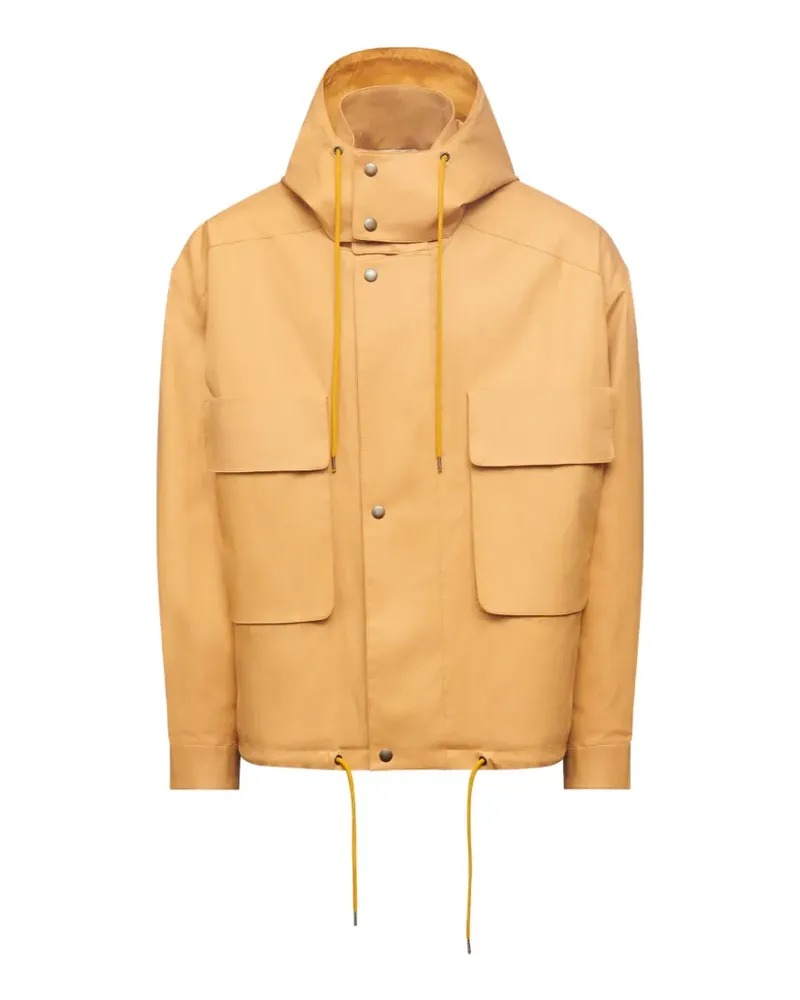 Maison Margiela Kapuzenjacke aus beschichteter Baumwolle - Gelb Gelb