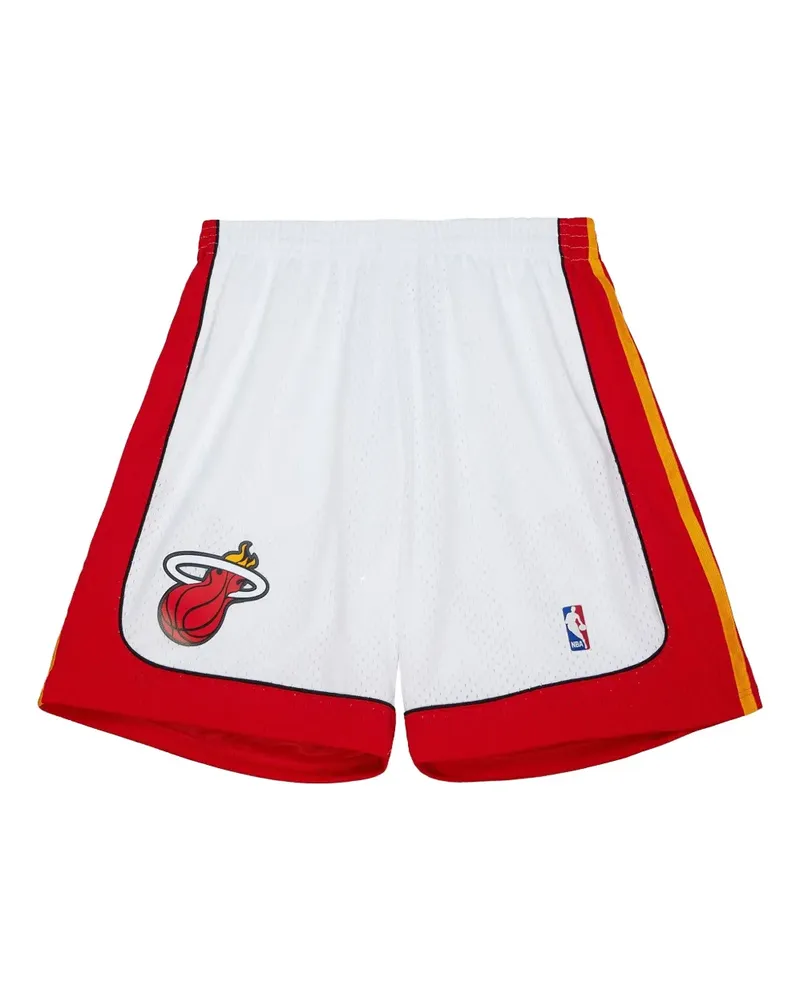 Mitchell & Ness x NBA Miami Heat 2005 Shorts - Weiß Weiß