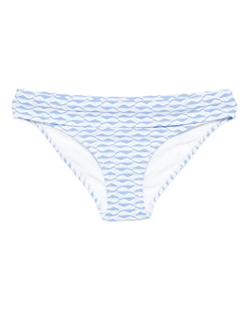 Heidi Klein geometric-print bikini bottoms - Blau Blau