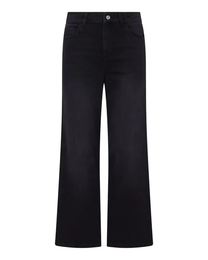 Liu Jo cropped flare pants - Schwarz Schwarz