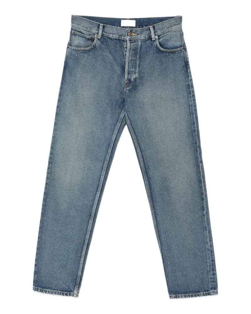 The Row Ausgeblichene Moe Straight-Leg-Jeans - Blau Blau