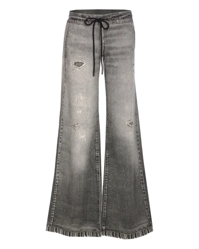 Diesel D-Ainty Jeans im Distressed-Look - Grau Grau