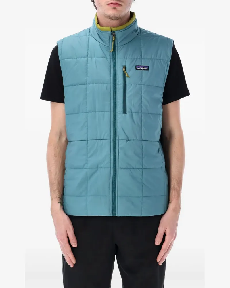 Patagonia Weste mit Logo-Patch - Blau Blau
