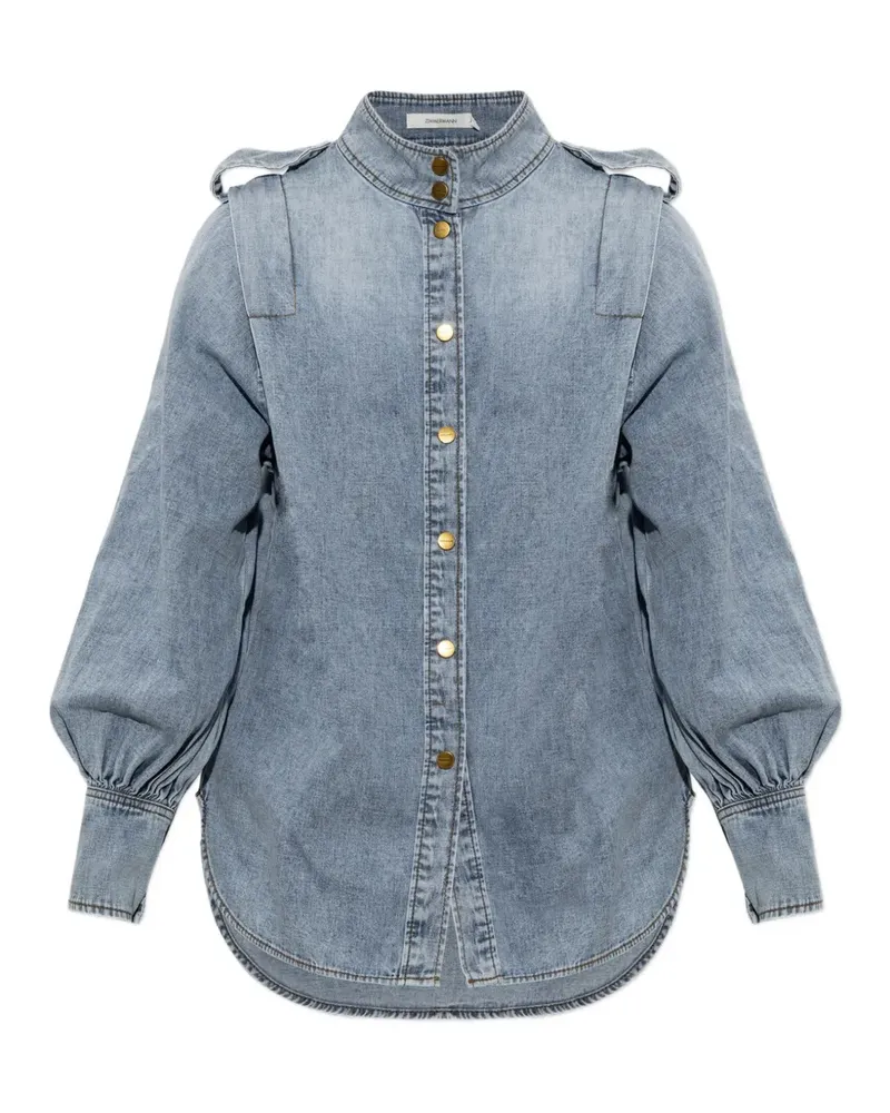 Zimmermann denim utility shirt - Blau Blau