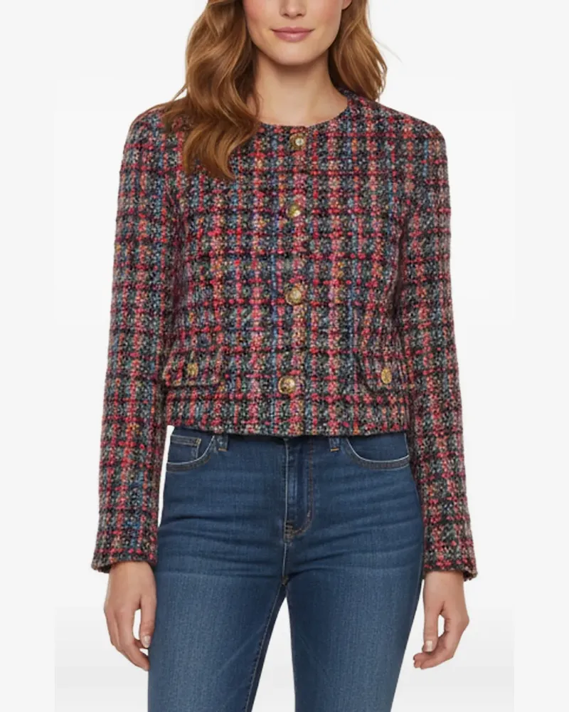 Sandro cropped bouclé jacket - Schwarz Schwarz