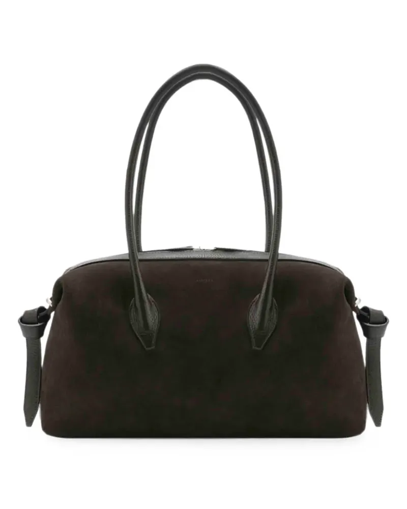 YUZEFI Brioche suede tote bag - Braun Braun