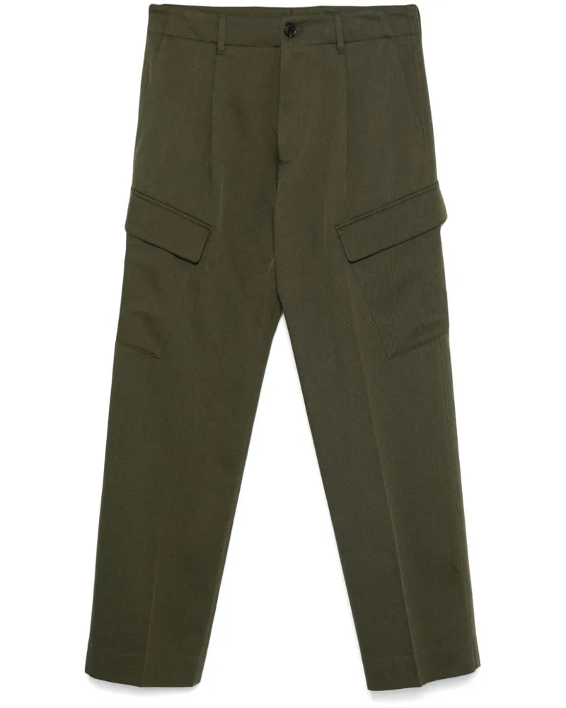 Paul Smith Cargohose aus Twill - Grün Grün