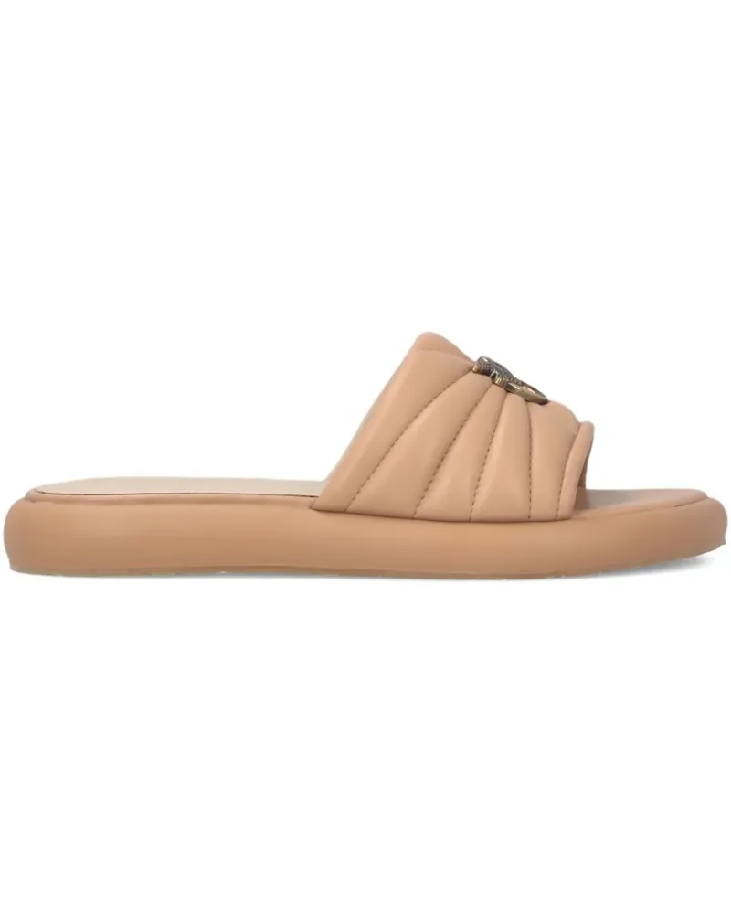 Pinko Gesteppte Love Birds Sandalen - Nude Nude