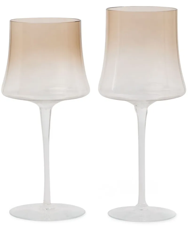 Brunello Cucinelli Gläser mit schmalem Stiel - Nude Nude