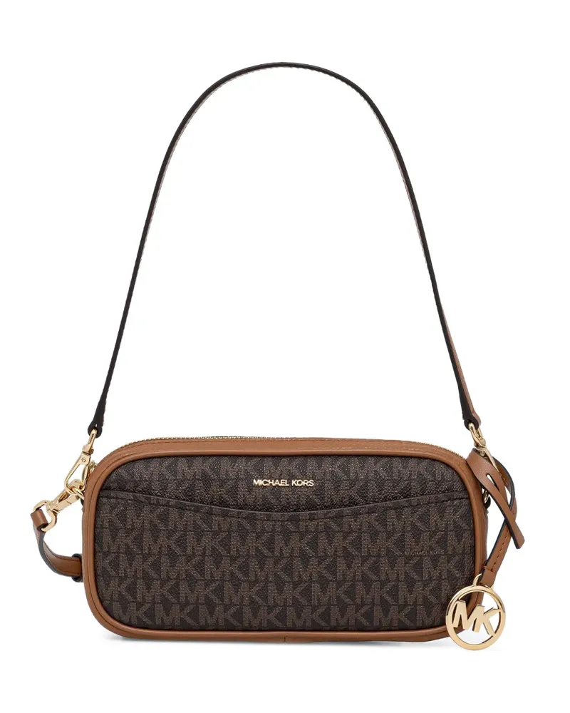 Michael Kors Schultertasche mit Logo-Print - Braun Braun