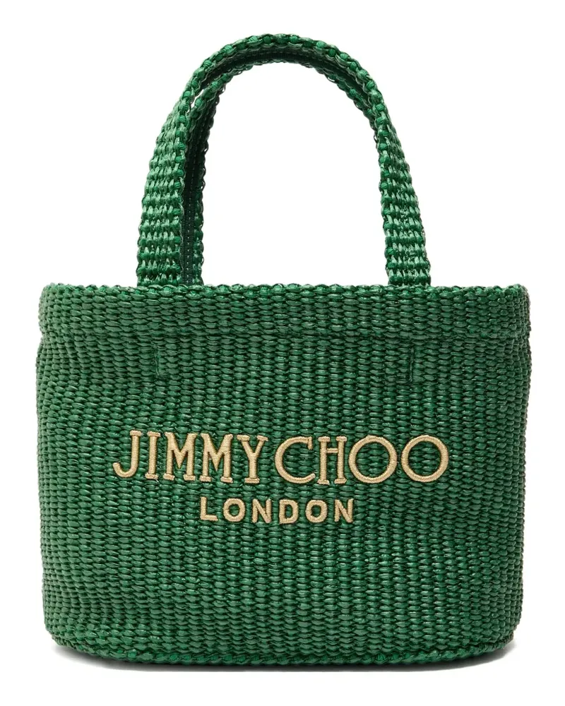 Jimmy Choo mini logo tote bag - Grün Grün