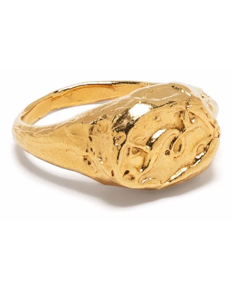 Alighieri Siegelring mit Steinbock-Motiv - Gold Gold