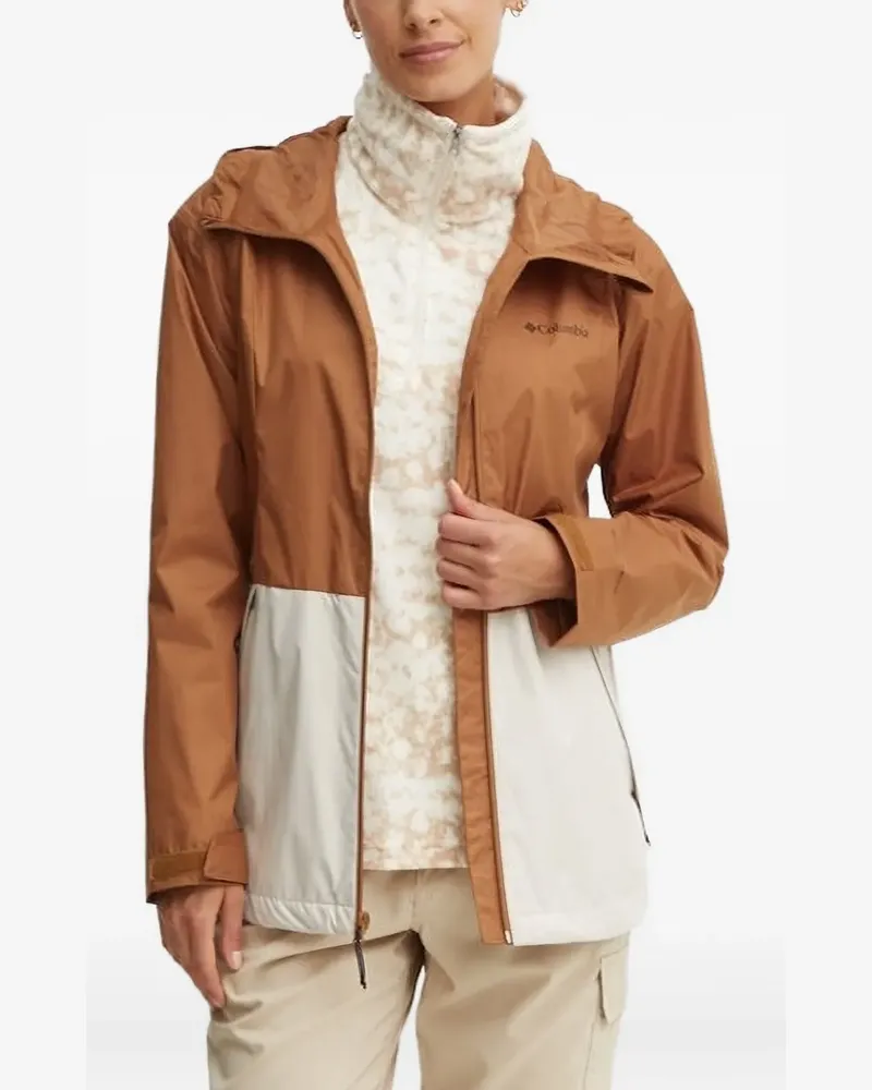 Columbia Sportswear Company Jacke mit Logo-Print - Braun Braun