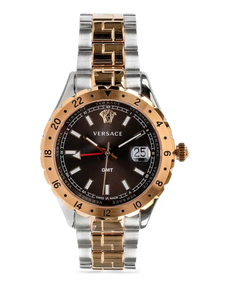 Versace GMT Greca 42mm watch - Braun Braun